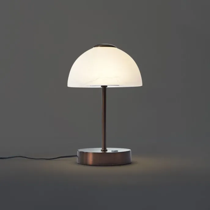 Design-Tischleuchte Dunkelbronze inkl. LED Dimmbar - Joya
