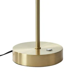 Design-Tischleuchte Gold mit Opalglas inkl. LED Dimmbar - Joya