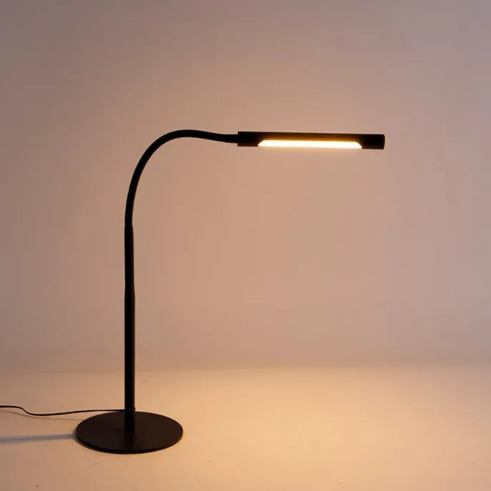 Design-Tischleuchte schwarz inkl. LED mit Touch-Dimmer - Palka