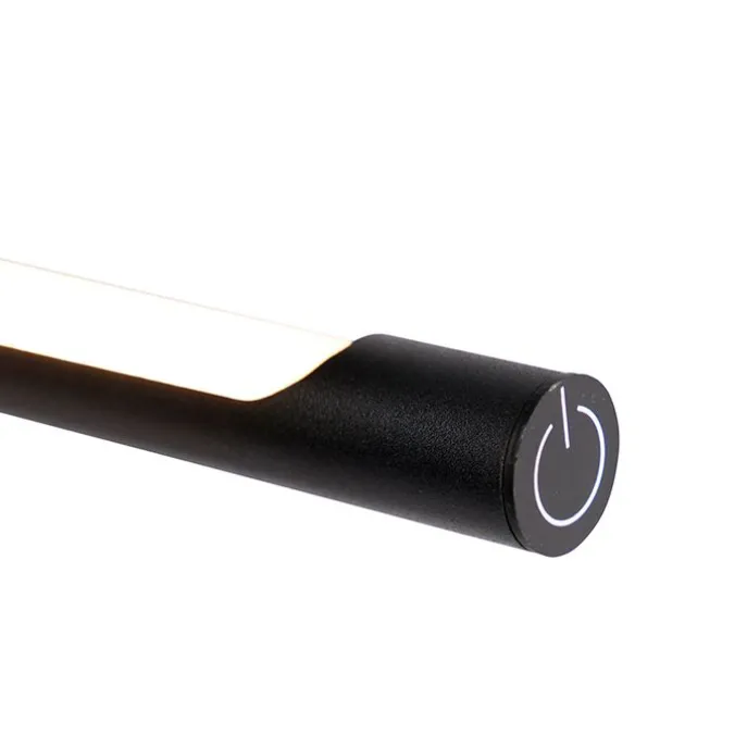 Design-Tischleuchte schwarz inkl. LED mit Touch-Dimmer - Palka