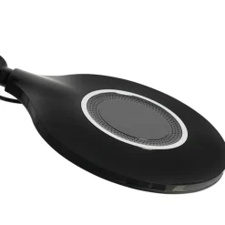 Design-Tischleuchte schwarz inkl. LED mit Touch- und Induktionsladegerät - Don