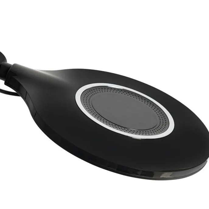 Design-Tischleuchte schwarz inkl. LED mit Touch- und Induktionsladegerät - Don
