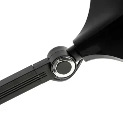 Design-Tischleuchte schwarz inkl. LED mit Touch- und Induktionsladegerät - Don