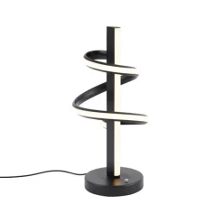 Design-Tischleuchte schwarz inkl. LED dimmbar - Rolla