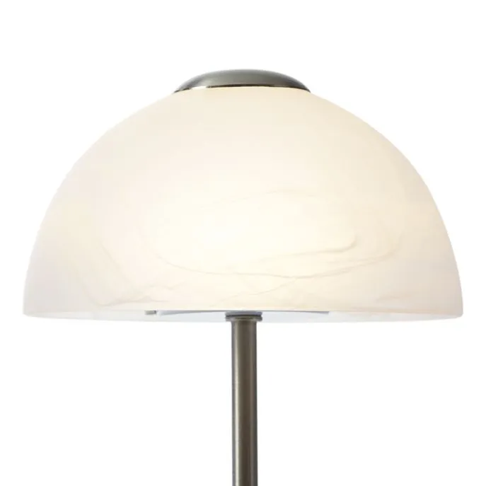 Design-Tischleuchte Stahl mit Opalglas inkl. LED Dimmbar - Joya