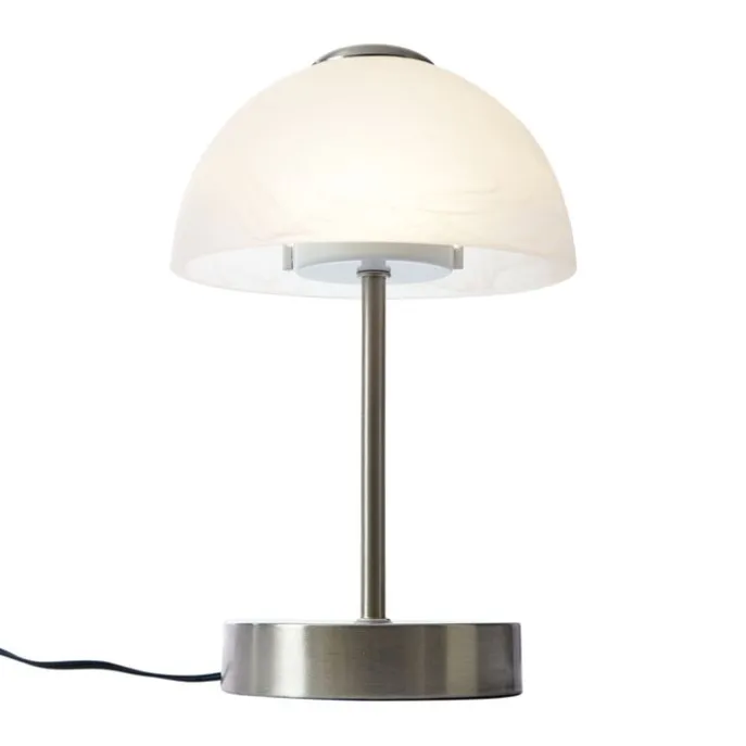 Design-Tischleuchte Stahl mit Opalglas inkl. LED Dimmbar - Joya