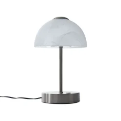 Design-Tischleuchte Stahl mit Opalglas inkl. LED Dimmbar - Joya