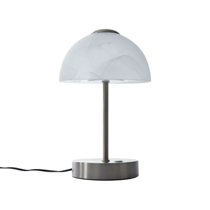 Design-Tischleuchte Stahl mit Opalglas inkl. LED Dimmbar - Joya