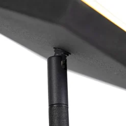 Design-Uplighter Jazzy mit Leselampe eckig schwarz