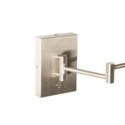 Design-Wandleuchte aus Stahl inkl. LED dimmbar - Notia