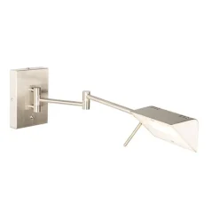 Design-Wandleuchte aus Stahl inkl. LED dimmbar - Notia