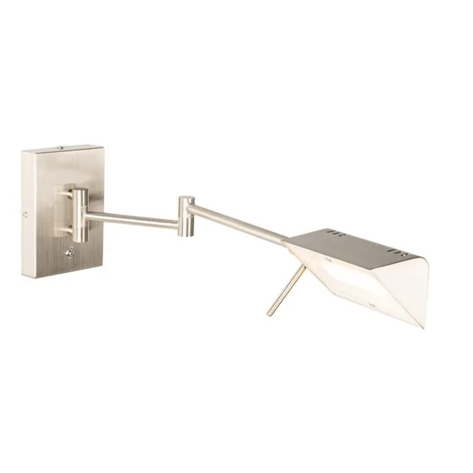 Design-Wandleuchte aus Stahl inkl. LED dimmbar - Notia