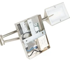 Design-Wandleuchte aus Stahl inkl. LED dimmbar - Notia