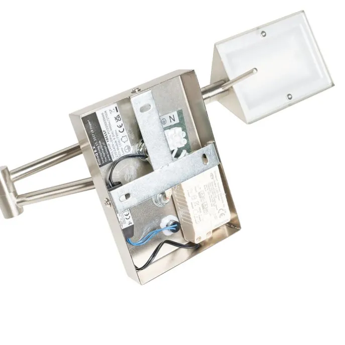 Design-Wandleuchte aus Stahl inkl. LED dimmbar - Notia