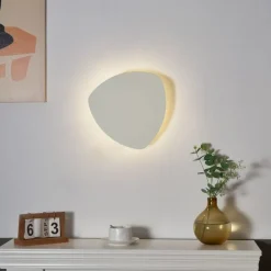 Design-Wandleuchte Beige Organisch 32cm 2-Lichter - Pulley