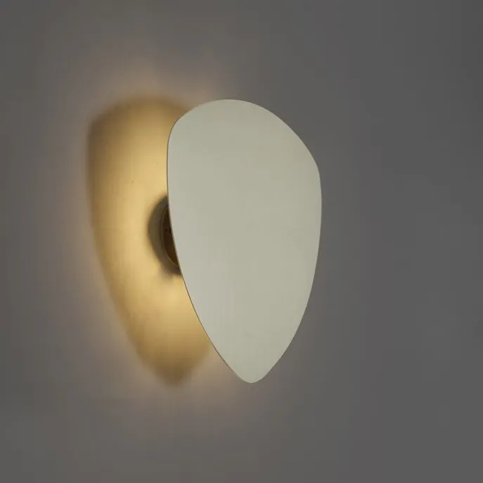 Design-Wandleuchte Beige Organisch 32cm 2-Lichter - Pulley