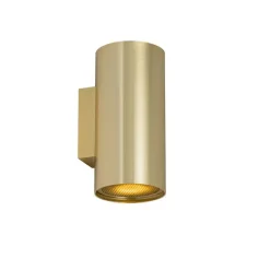 Design-Wandleuchte gold rund 2-flammig – Sab Honey