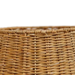 Dimmbare Stehleuchte aus Rattan IP65 mit Fernbedienung - Saona