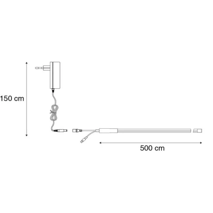 Dimmbares LED-Band 5 Meter RGBW 20W 1600LM 3000K