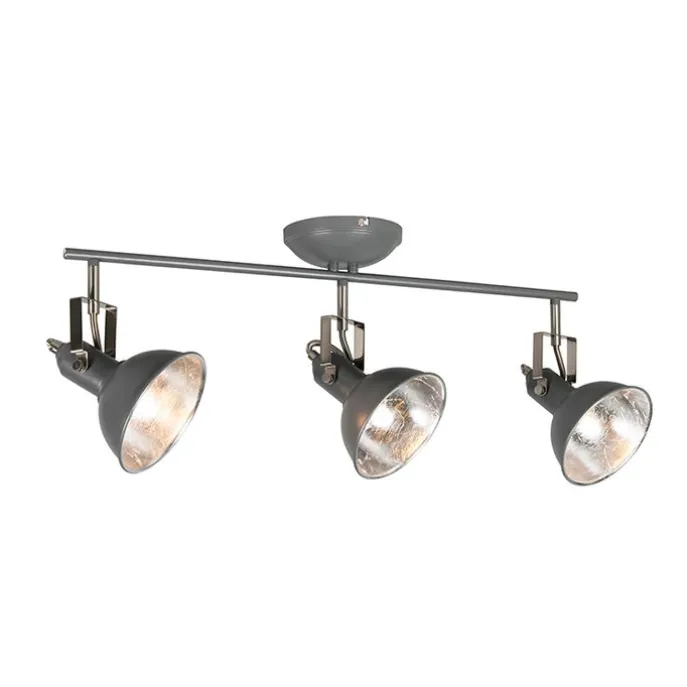 Drehbarer und neigbarer Industriestrahler in Anthrazit - Tommy 3