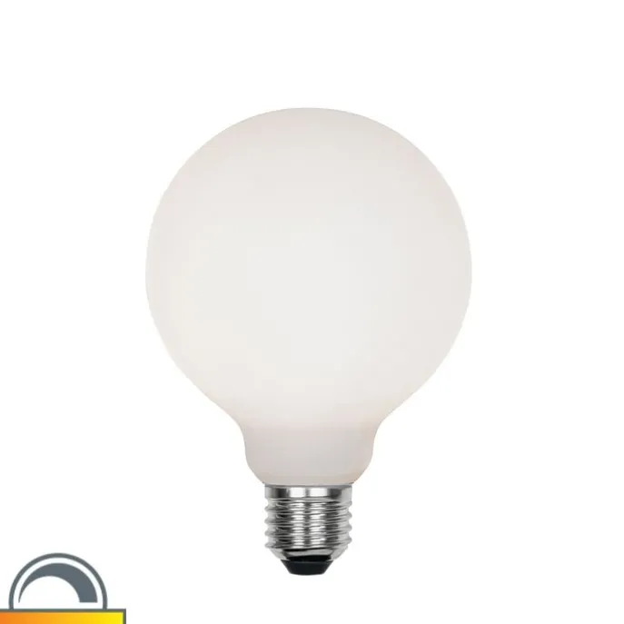 E27 dimmbar in Kelvin LED-Lampe G95 Milchglas 4W 430 lm 2200-4000K