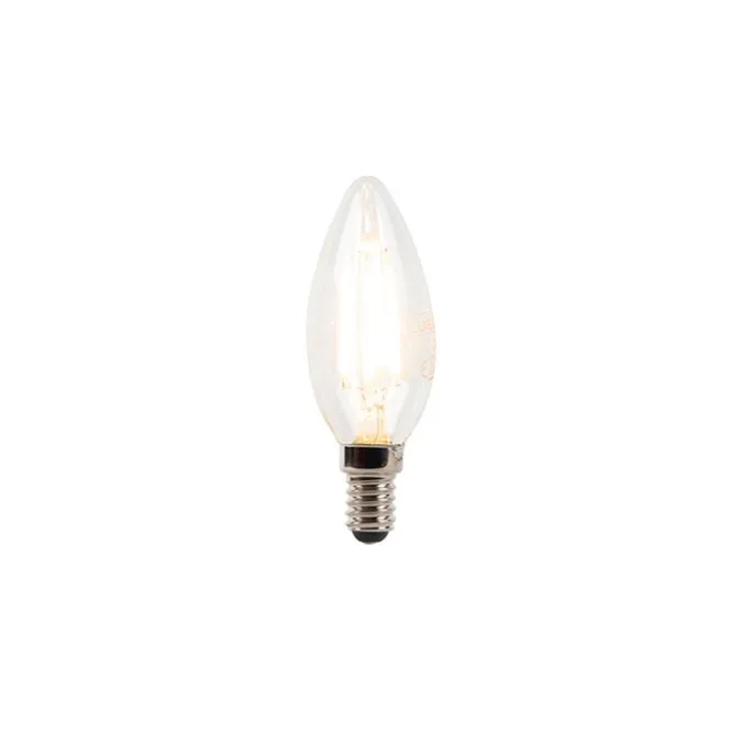 E14 dimmbare LED Filament Kerzenlampe B35 3W 250 lm 2700K