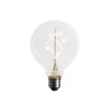 E27 dimmbare LED Spiral Filament G95 4W 270lm 2700K