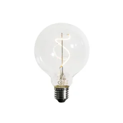 E27 dimmbare LED Spiral Filament G95 4W 270lm 2700K