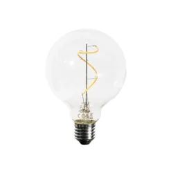 E27 dimmbare LED Spiral Filament G95 4W 270lm 2700K