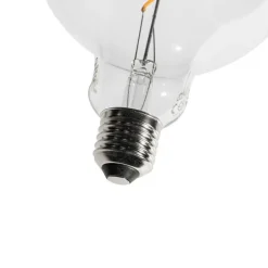 E27 dimmbare LED Spiral Filament G125 4W 270lm 2200K