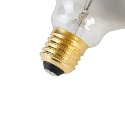 E27 dimmbare LED Spiralfadenlampe G95 Rauch 3W 95 lm 1800K