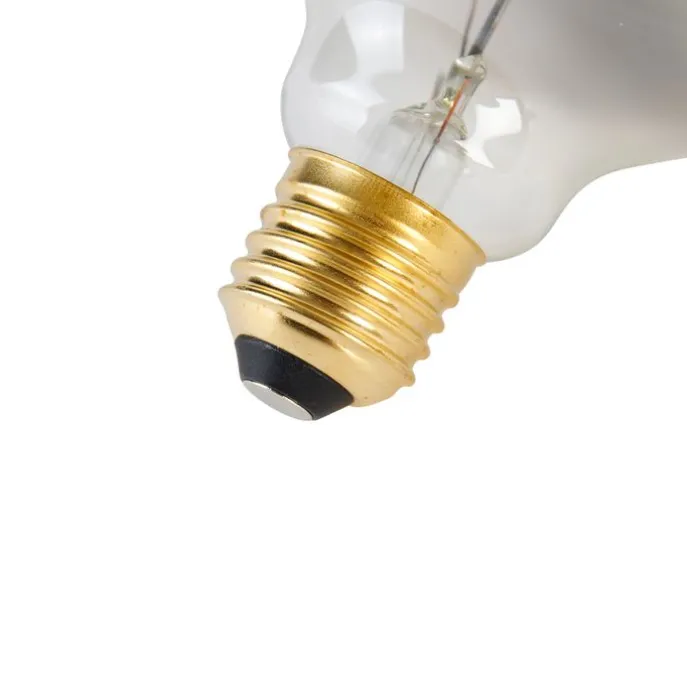 E27 dimmbare LED Spiralfadenlampe G95 Rauch 3W 95 lm 1800K