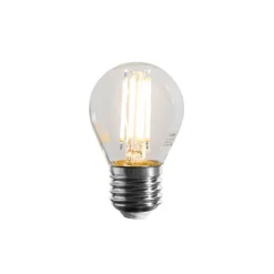 E27 Dimmbare LED-Filament-Glühbirne G45 Klar 4W 470 lm 2700K