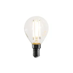 E14 Dimmbare LED-Filament-Glühbirne G45 Klar 4W 470 lm 2700K