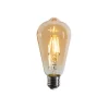 E27 Dimmbare LED-Filament-Glühbirne ST64 Gold 4,5W 450 lm 2200K
