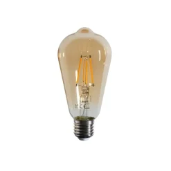 E27 Dimmbare LED-Filament-Glühbirne ST64 Gold 4,5W 450 lm 2200K