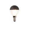 E14 dimmbare LED-Filamentlampe Topspiegel P45 schwarz 300lm 2700K