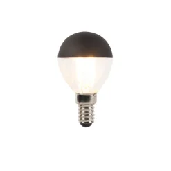 E14 dimmbare LED-Filamentlampe Topspiegel P45 schwarz 300lm 2700K