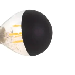 E14 dimmbare LED-Filamentlampe Topspiegel P45 schwarz 300lm 2700K