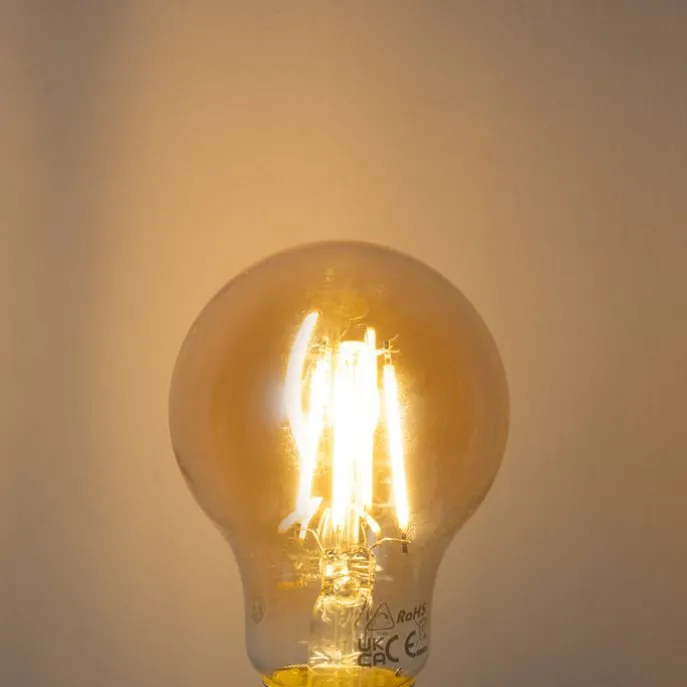 E27 Dimmbare LED-Glühbirne A60 Amber 4,5W 420 lm 2200K