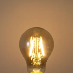 E27 Dimmbare LED-Glühbirne A60 Rauchglas 3W 250 lm 2200K