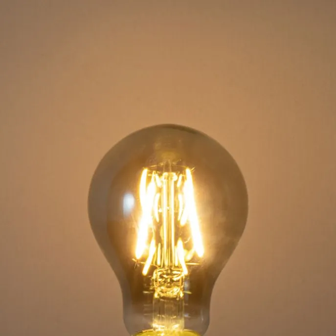 E27 Dimmbare LED-Glühbirne A60 Rauchglas 3W 250 lm 2200K