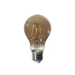 E27 Dimmbare LED-Glühbirne A60 Rauchglas 3W 250 lm 2200K