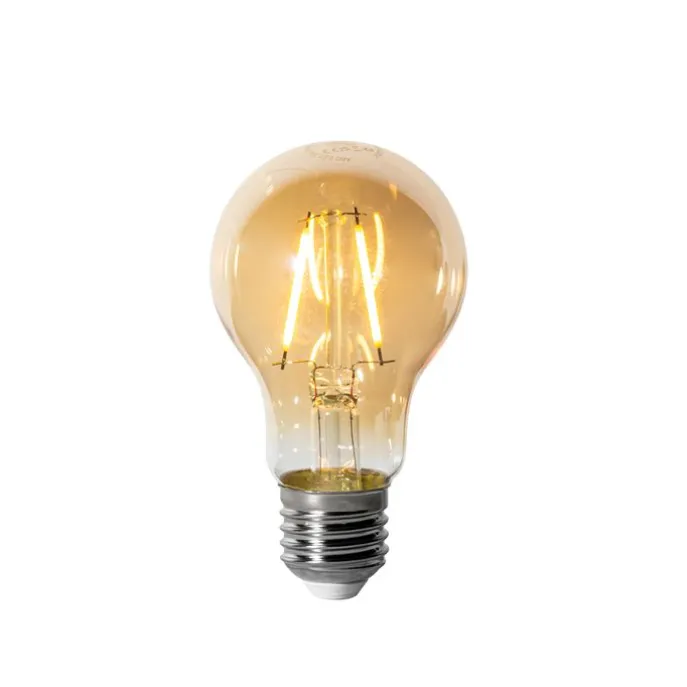 E27 Dimmbare LED-Glühbirne A60 Gold 3W 250 lm 2200K