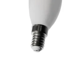E14 Dimmbare LED-Glühbirne B35 Opal 4W 400 lm 2200K