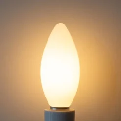 E14 Dimmbare LED-Glühbirne B35 Opal 4W 400 lm 2200K