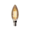 E14 Dimmbare LED-Glühbirne B35 Rauch 4W 300 lm 2200K