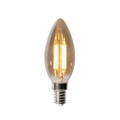 E14 Dimmbare LED-Glühbirne B35 Rauch 4W 300 lm 2200K