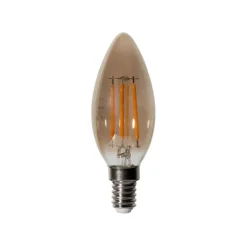 E14 Dimmbare LED-Glühbirne B35 Rauch 4W 300 lm 2200K