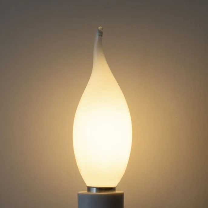 E14 Dimmbare LED-Glühbirne BXS35 Opal 4W 450 lm 2700K